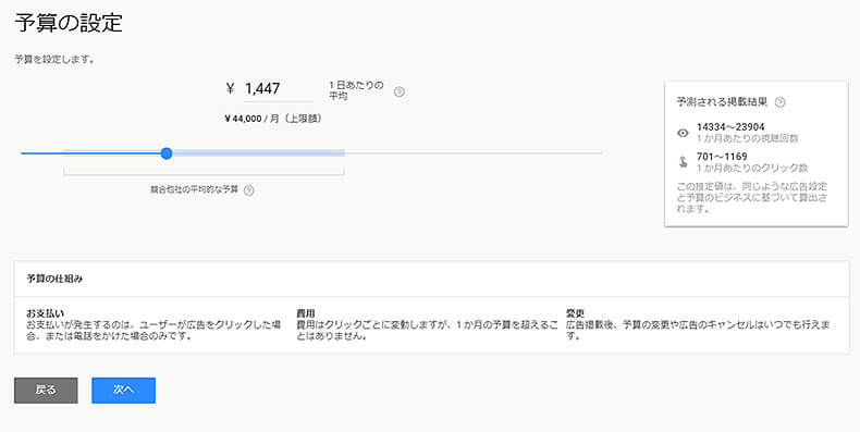 Google広告アドワーズエクスプレスの設定方法⑧