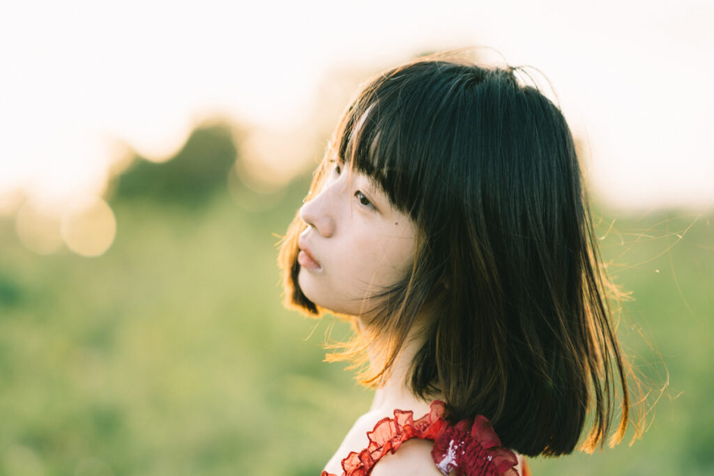 逆光で撮影したポートレート写真アフター