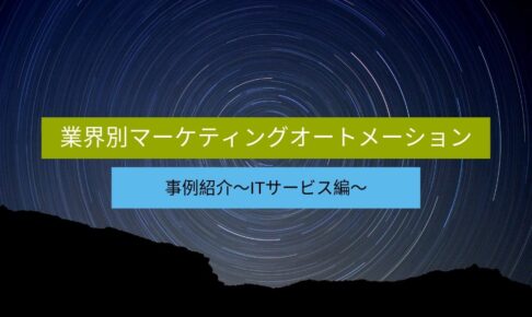 業界別マーケティングオートメーション（MA）事例紹介～ITサービス編～