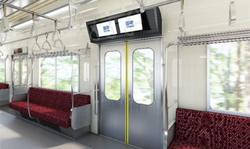 鉄道車両用サイネージとして世界初、 AGCのinfoverre(R)を埼玉高速鉄道に導入
