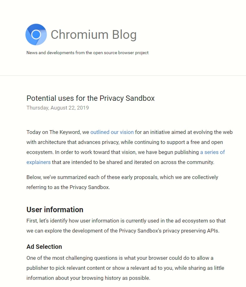 Googlechromeブログ_プライバシーサンドボックスについて