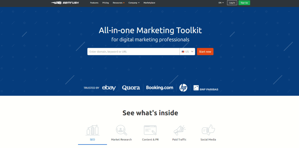 SEO対策ツール:Semrush