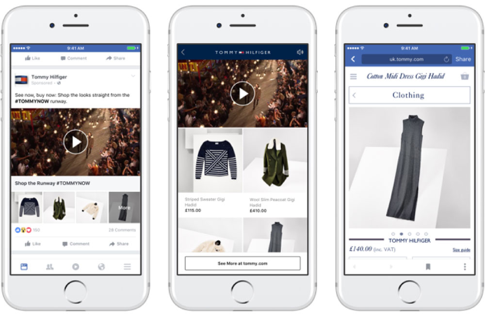 facebook広告のフォーマット：：コレクション広告