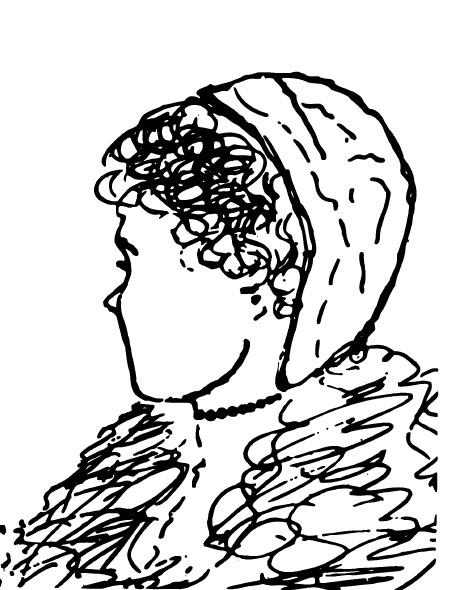 だまし絵 若い女性