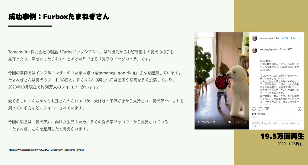 Instagramでのインフルエンサーマーケティング成功事例
